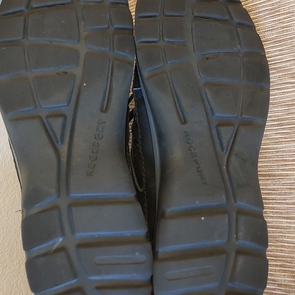 Mens black Rockport lace up shoes - Picture 5 of 6